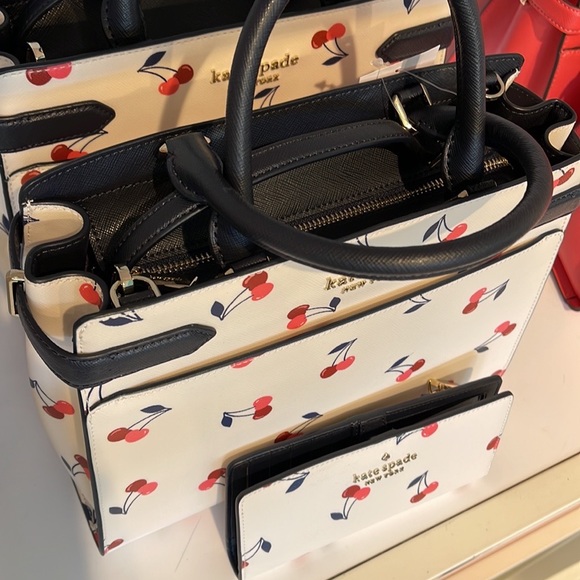 Kate Spade Staci Medium Satchel &  Kate Spade Staci Large Slim Bifold Wallet - Picture 4 of 16